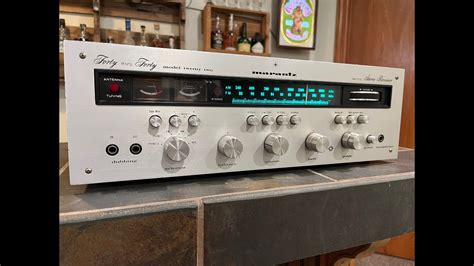 Vintage Stereo Receiver Review 1969 Marantz Model Twenty Two YouTube