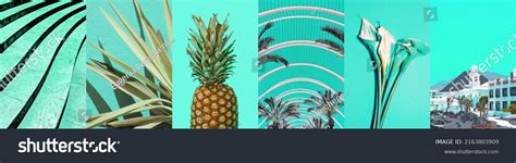 Set Trendy Aesthetic Photo Collages Minimalistic Stock Photo 2163803909 | Shutterstock