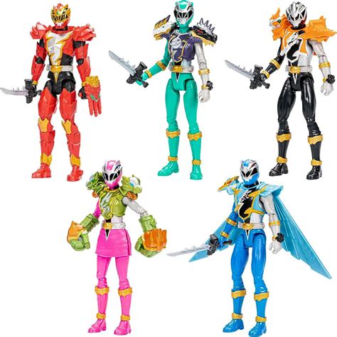 Power Rangers Dino Fury Team-Up Pack Exclusive Action Figure 5-Pack Hasbro Toys - ToyWiz