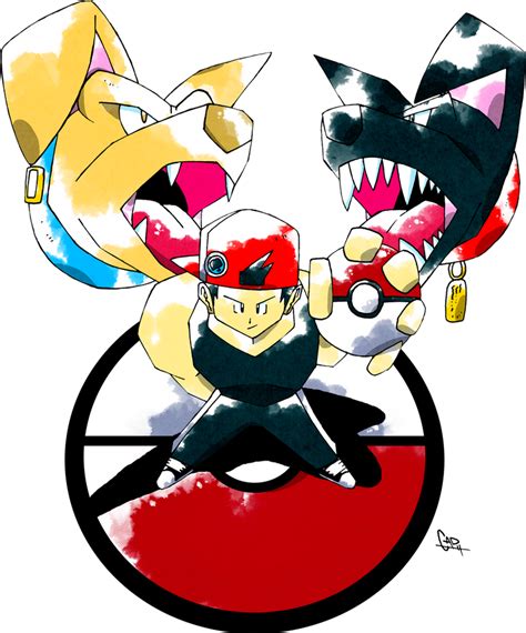 Ken Sugimori Commission 1 by CadmiumRED on DeviantArt