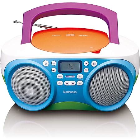 Metronic 477144 CD Player für Kinder Jungle mit USB AUX IN Port Grün