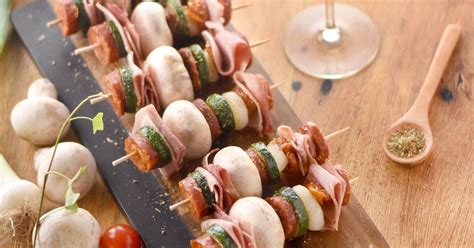 Mini Brochettes Charcuterie L Gumes Recette De Mini Brochettes