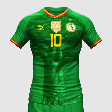 Senegal Afcon Home Concept Kit Fifa Kit Creator Showcase