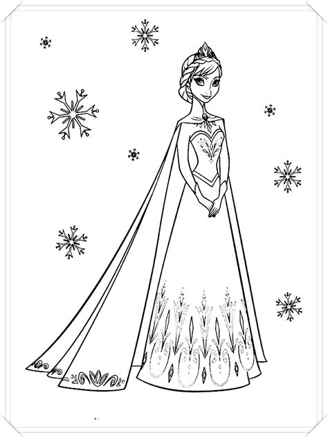 Imagenes Para Colorear De Frozen Para Descargar E Imprimir Colorear