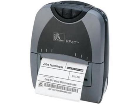 Zebra P4t 4 Direct Thermal Mobile Label Printer 230 Dpi 8mb16mb