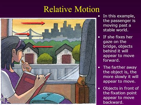 Relative Motion Psychology Example