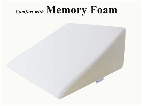 Foam Bed Wedge Pillow For Better Sleeping