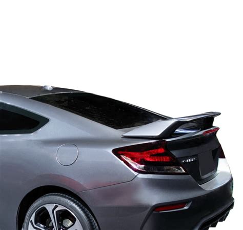 2012 2015 Honda Civic SI 2 Door Factory Style 2 Post Rear Deck Spoiler