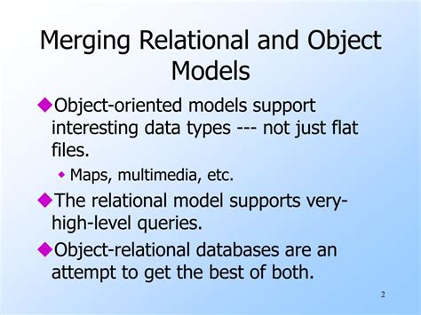 PPT Object Relational Databases PowerPoint Presentation Free