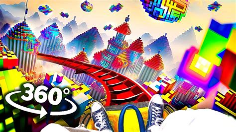 360 Optical Illusions | Roller Coaster | 4K VR 360 Video - YouTube