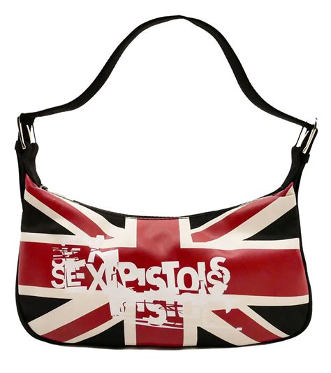 Sex Pistols Punkrock Band Damen Schulter Tasche Mit Britischem Flaggenlogo Handtasche Fan