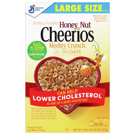 Save On Honey Nut Cheerios Cereal Medley Crunch Large Size Order Online Delivery Giant