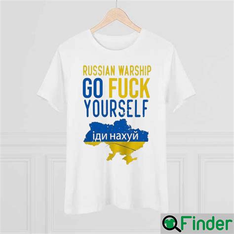 Russian Warship Go Fuck Yourself Stand With Ukraine T Shirt Q Finder Trending Design T Shirt