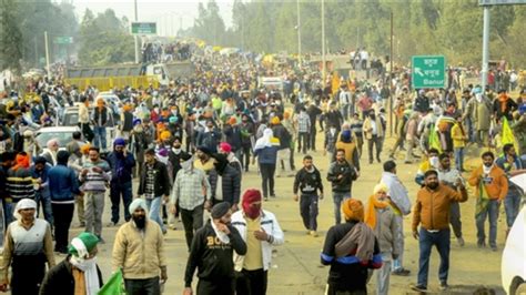 In Pics Protesting Farmers Clash With Police At Shambhu Border