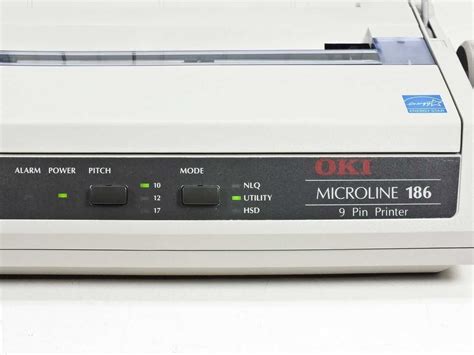 Restored Oki Microline 186 Plus 9 Pin Dot Matrix Printer High Speed