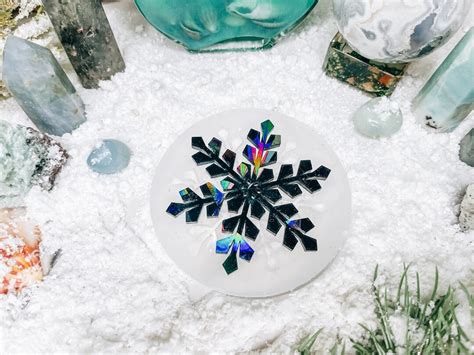 Molde holográfico de adorno de copo de nieve molde de adorno Etsy España