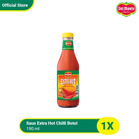 Promo Delmonte Saus Extra Hot Chilli Botol 190 Ml Lasallefood Tokopedia
