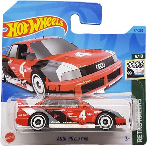 Игрушечная машинка Hot Wheels Audi 90 quattro Red базовая коллекция 2023 г 77 250 купить с