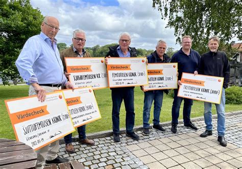 Sex föreningar fick dela på 300 000 från stiftelsen laholmstidning se