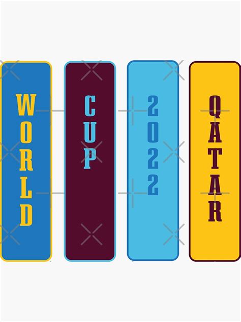 Pegatina Copa Del Mundo Qatar De Aftabvau Redbubble