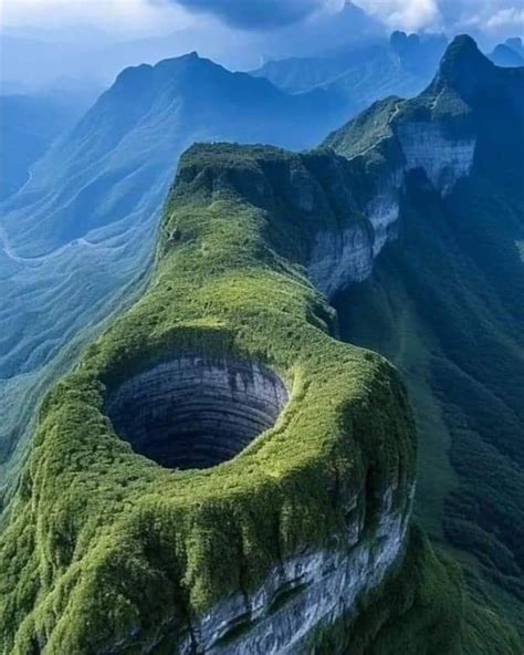 beautiful  largest  deepest natural sinkhole  earth  called