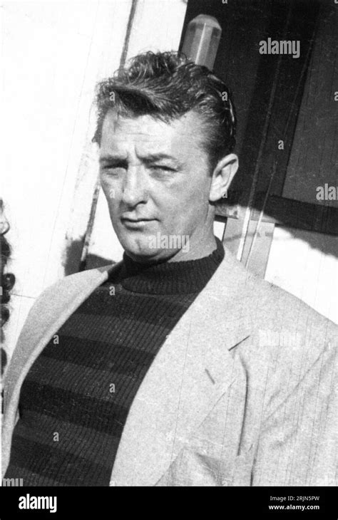 Robert Mitchum Candid Snapshot Portrait Circa Stock Photo Alamy