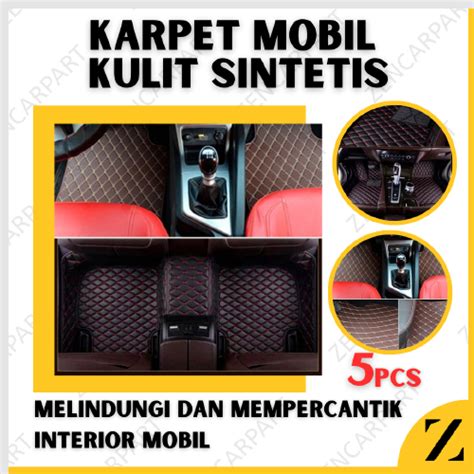 Jual Karpet Mobil Universal Depan Belakang Kulit Baris Pcs