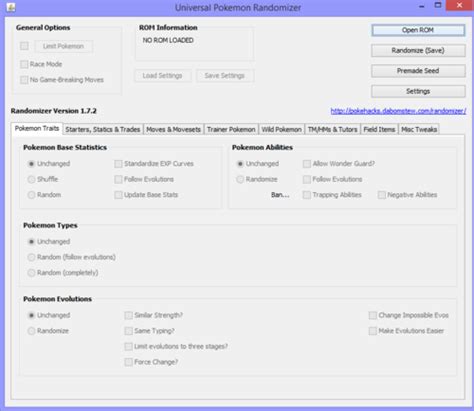 Universal Pokemon Randomizer (Gen 1 to Gen 5) - ROM Editing - Project ...