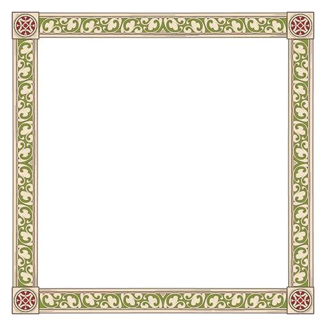 Medieval Frame Design Free Vector