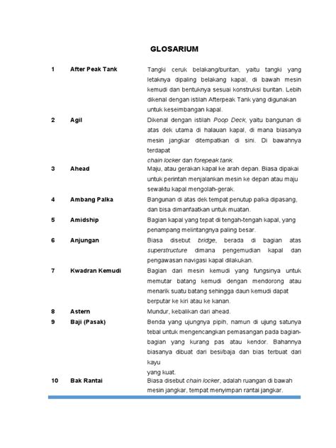 Glosarium Ships Construction Pdf