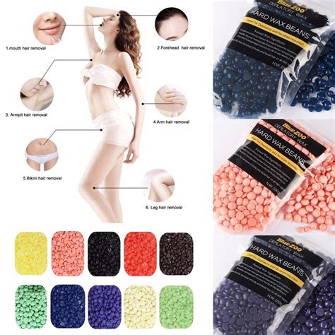 100gNo Strip Depilatory Hot Film Hard Wax Pellet Waxing Bikini Hair Removal Bean Shopee Singapore