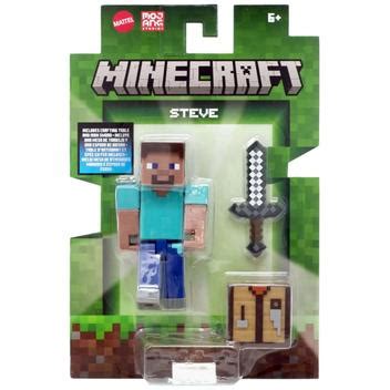 Boneco Do Steve - Boneco Articulado Steve 9cm Minecraft Vanilla - Mattel JCN28 - Bonecos ...