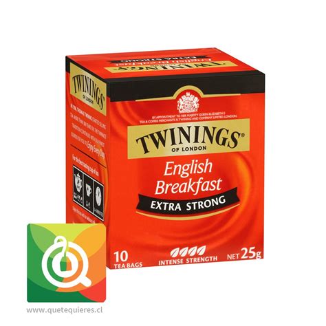 Twinings TÉ Negro English Breakfast Extra Strong 12x10 X And Qué Té Quieres