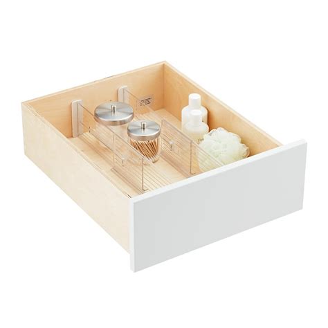 4 Expandable Drawer Dividers The Container Store