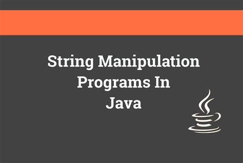 Java String Manipulation Programs Livedu