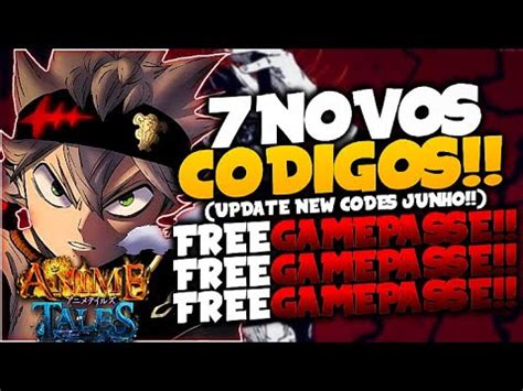 Corre Novos Exclusivos Codes Secretos No Anime Tales Novo