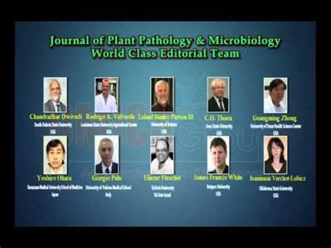 Plant Pathology Microbiology Journals Omics Publishing Group Youtube