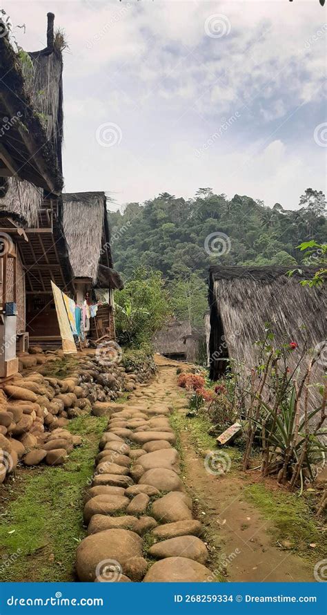 Traditional Village In Indonesia Stock Photo Image Of Garden Tourism