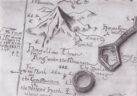 The Hobbit Middle Earth Map