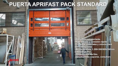 Puerta R Pida Pack Standard Aprimatic Youtube