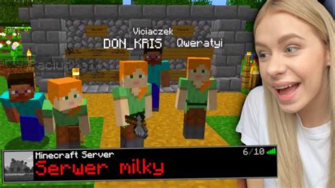 Wpu Ci Am Widz W Na M J Prywatny Serwer W Minecraft Youtube