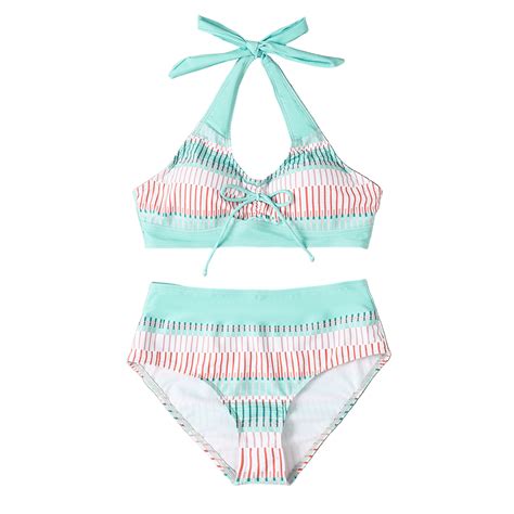 Divhosrg High Waisted Bikini Sets For Women Cheeky Bikini Sets For Women Bathing Suit For