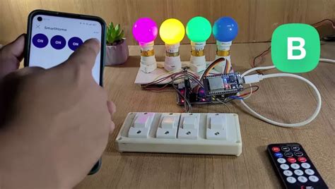 Home Automation Using Esp Blynk Bluetooth Ir