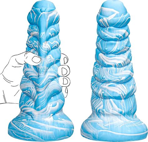 Thick Monster Dildo Sex Toys Diameter Huge Dildo Adult Toy With Ridges Beads For G Spot