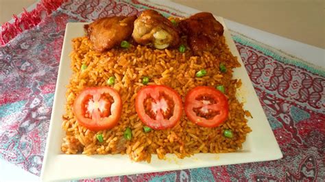 How To Cook Jollof Rice With Chicken Youtube