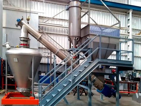 PVC CaCO3 Automatic Conveying System Dense Phase Conveying System China