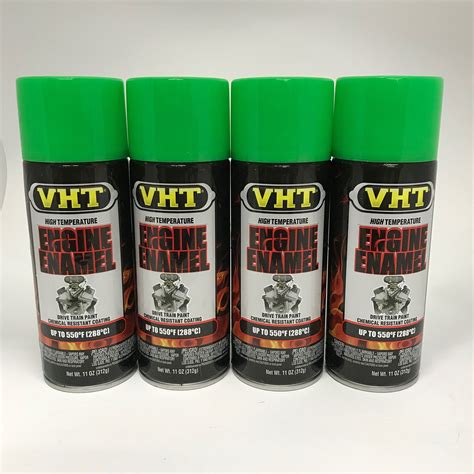 VHT SP154 4 PACK Grabber Green Engine Enamel Superior Heat Chemical