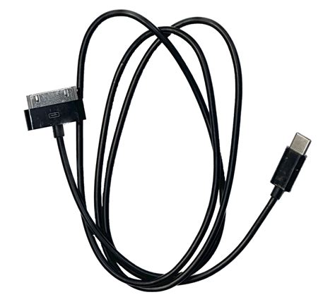 New Black Usb Type C To 30 Pin Dock Charge Sync Cable For Ipod 33 Fe Elite Obsolete Electronics