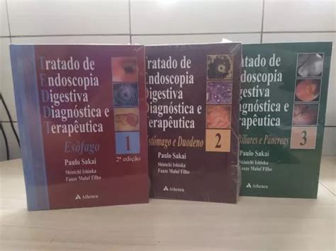 Tratado De Endoscopia Digestiva Diagnostica Volumes Mercadolivre