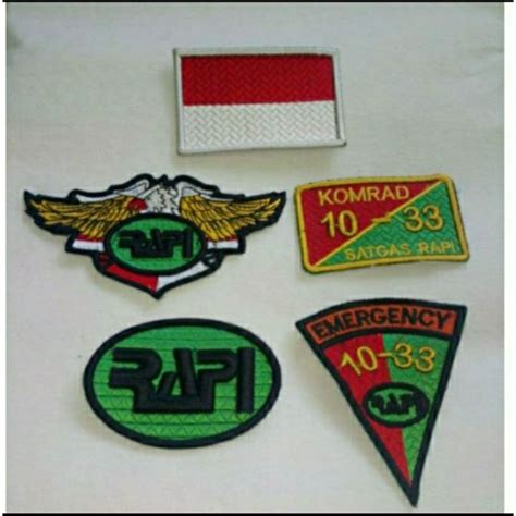 jual logo rapi logo bordir rapi badge bet rapi indonesiashopee indonesia